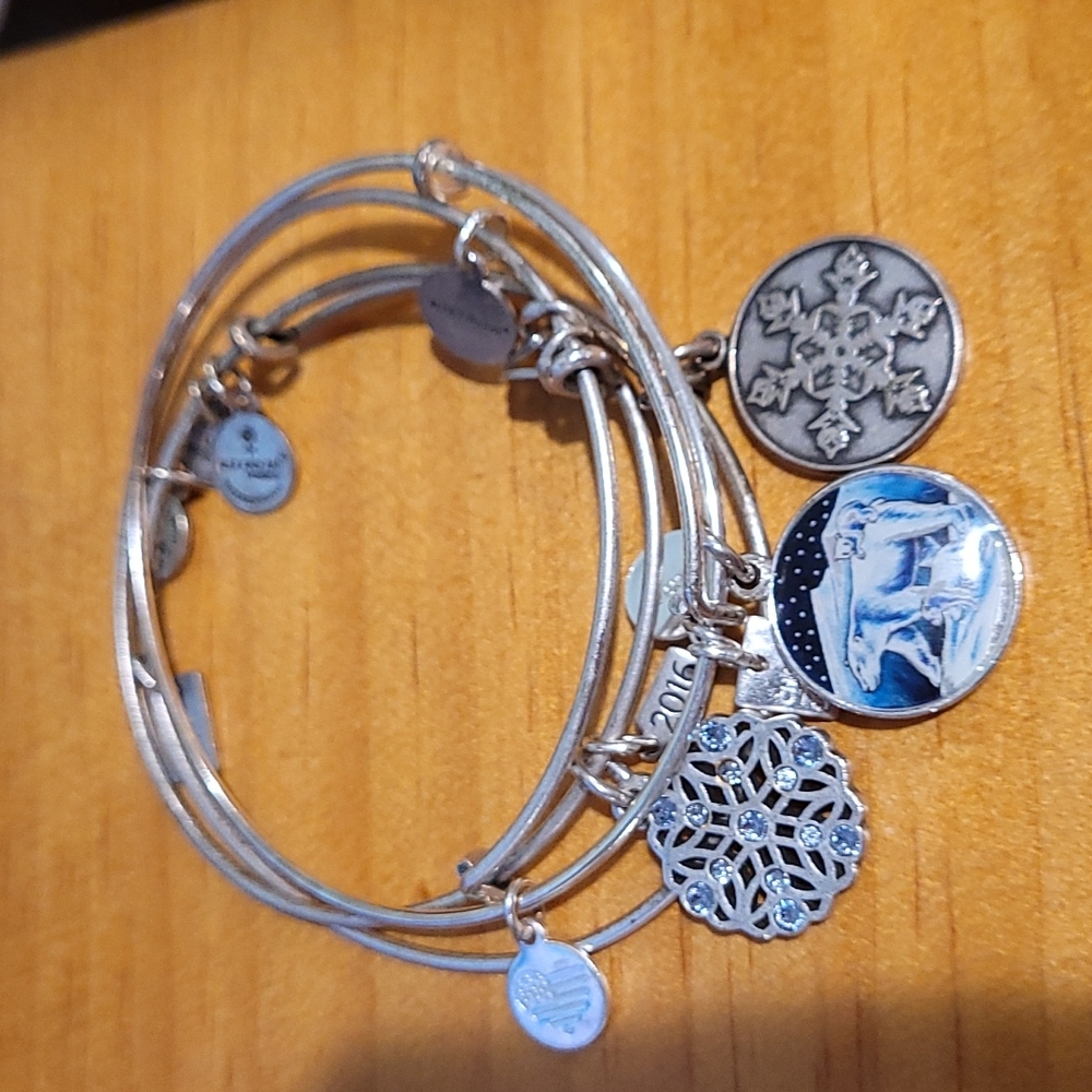 Alex and Ani 3 bangle winter pack - Picture 1 of 1